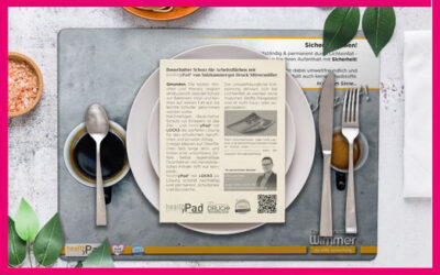 healthyPad® – Die keimfreie Tischauflage für die Gastronomie